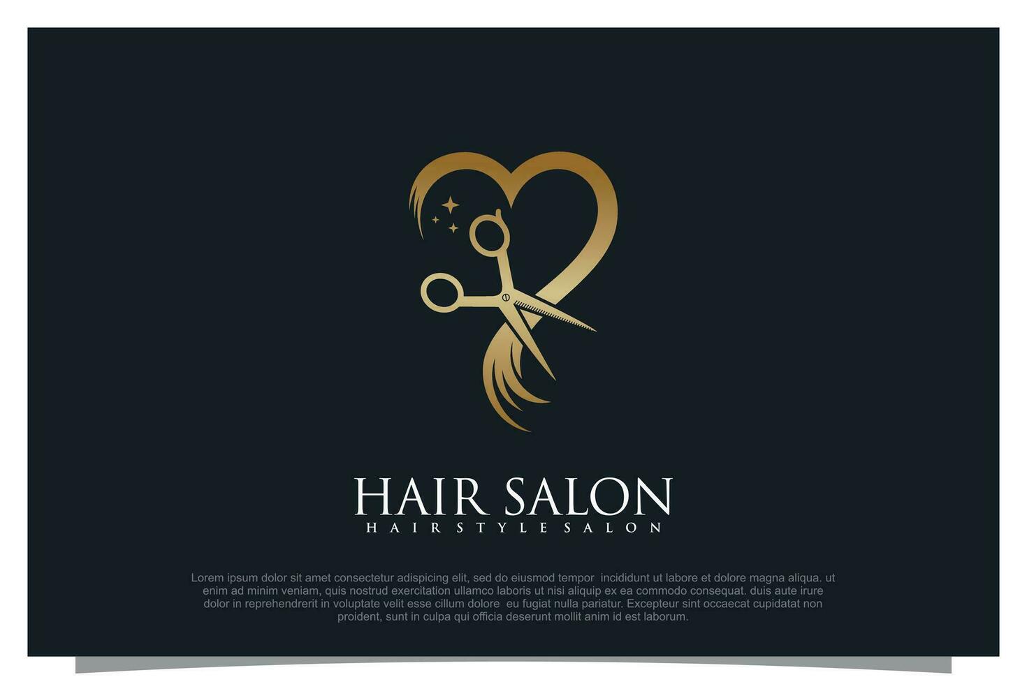 Haircut logo design element vector for your business