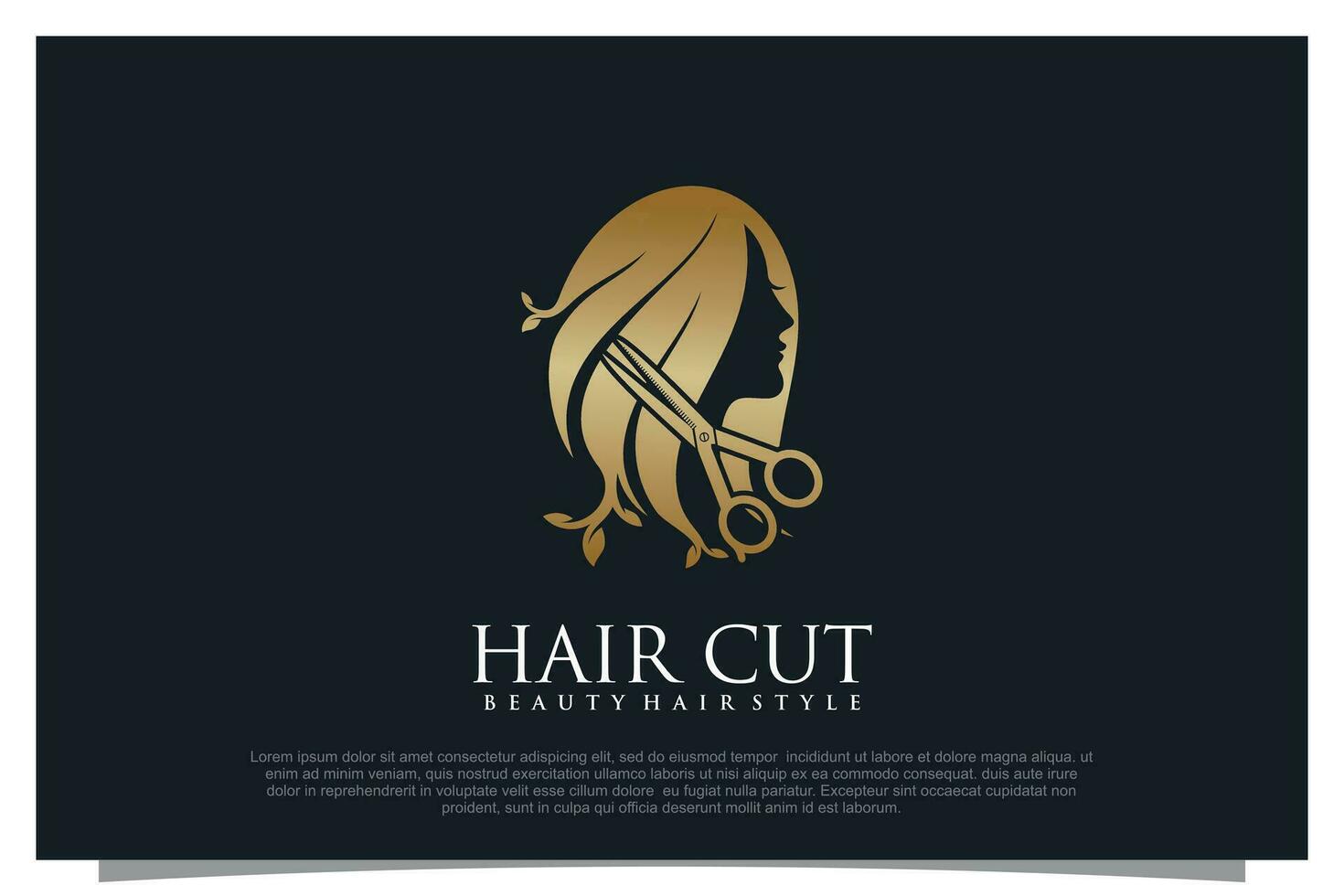 Corte de pelo logo diseño elemento vector para tu negocio