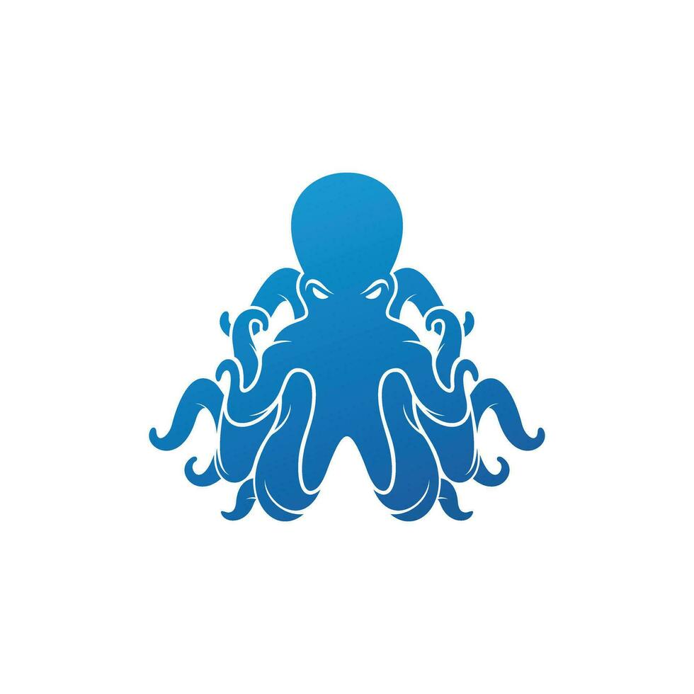 Octopus mascot logo design element for your business vector