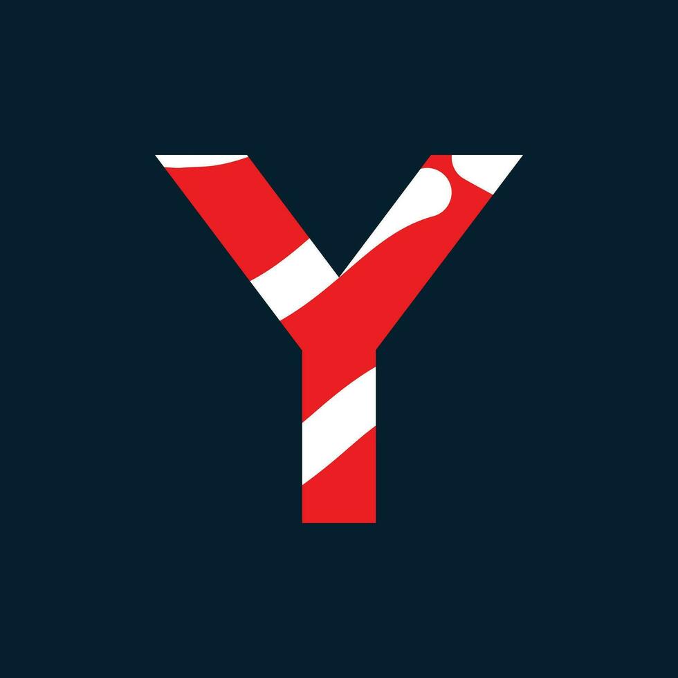 Y letter logo or y text logo and y word logo design. vector