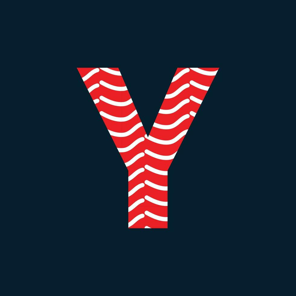 Y letter logo or y text logo and y word logo design. vector