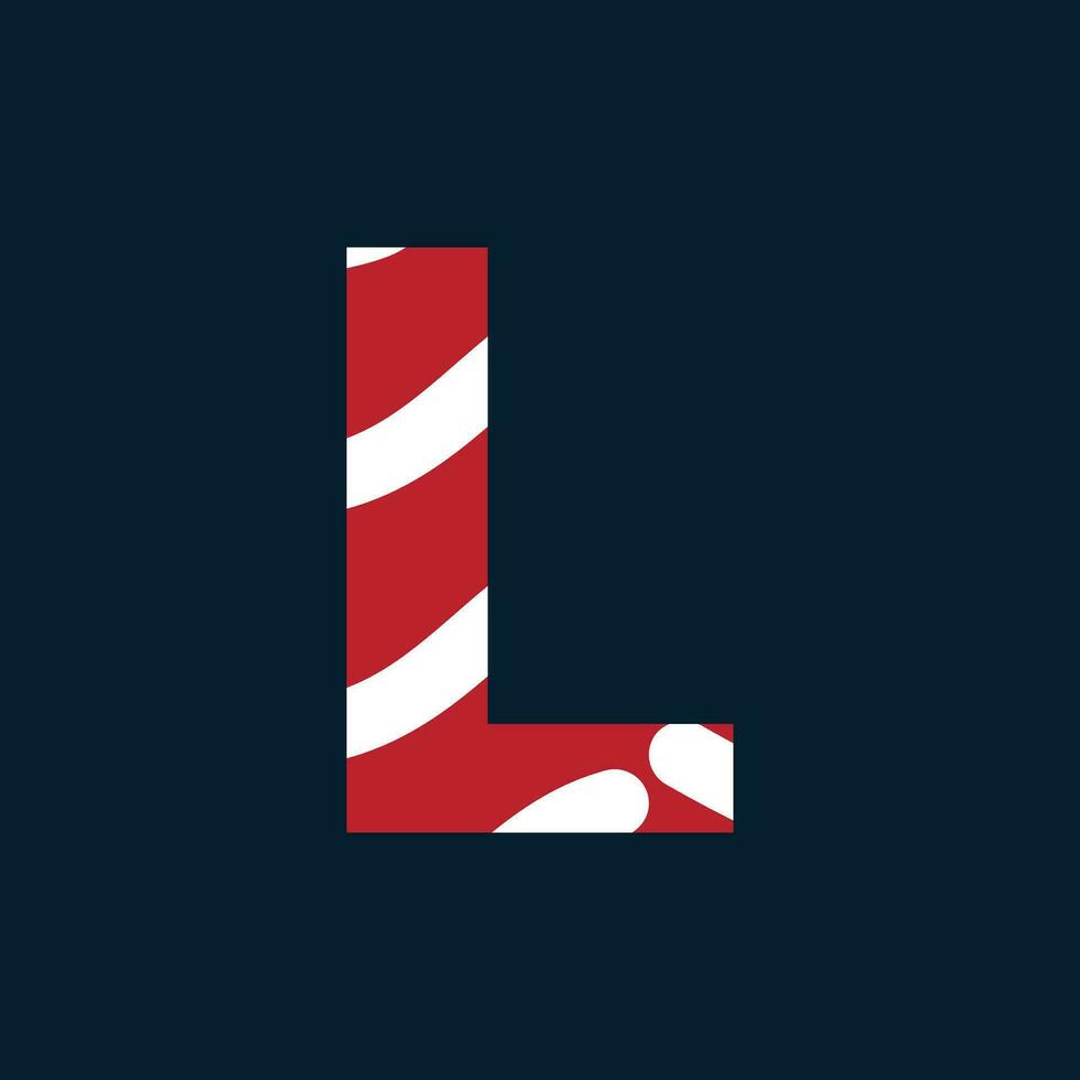 L letter logo or l text logo and l word logo design. vector