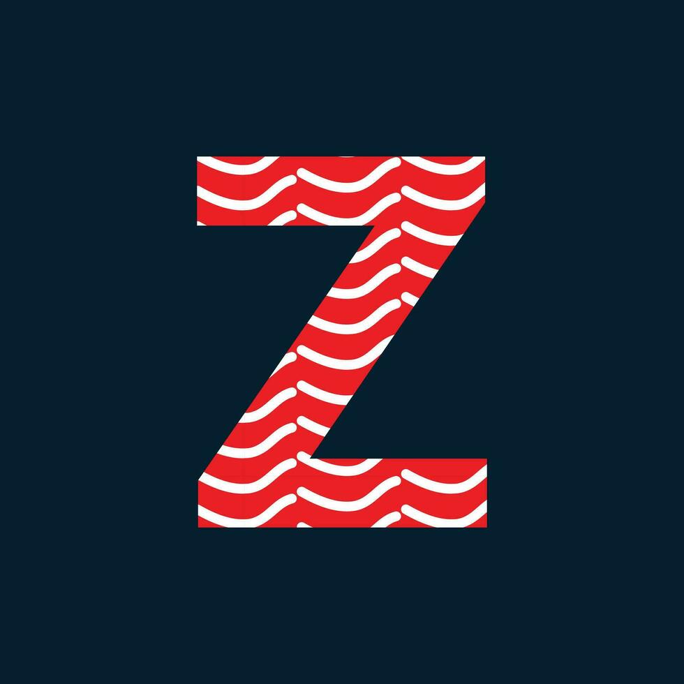 Z letter logo or z text logo and z word logo design. vector
