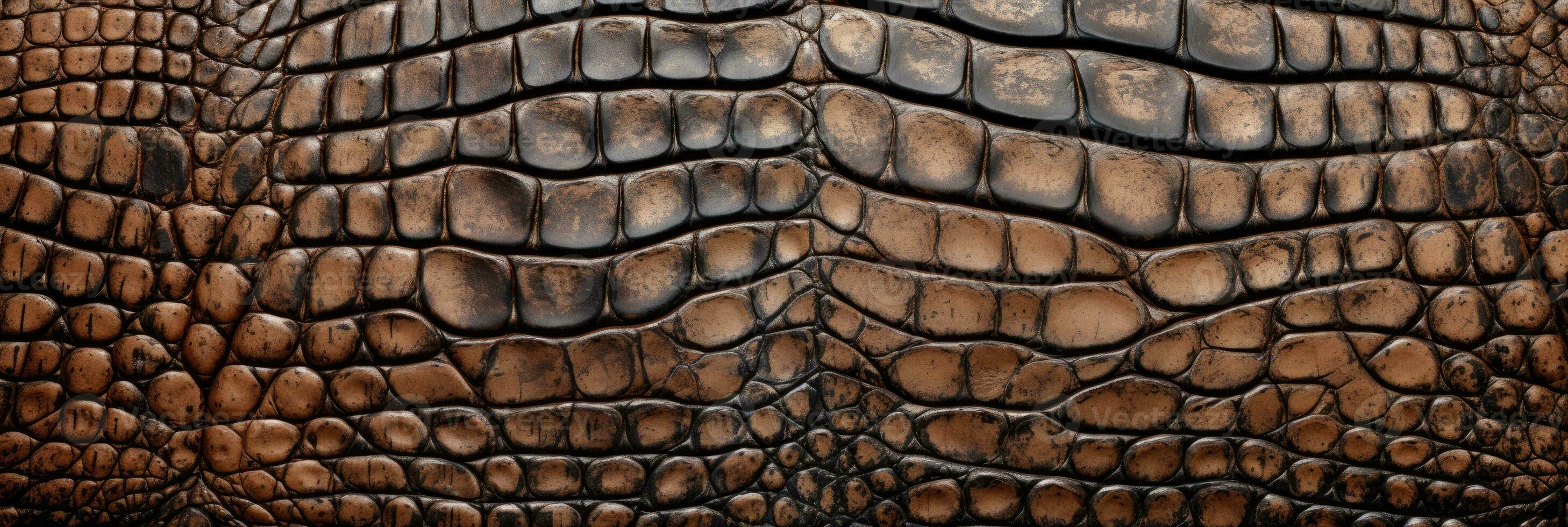 A crocodile skin texture background photo