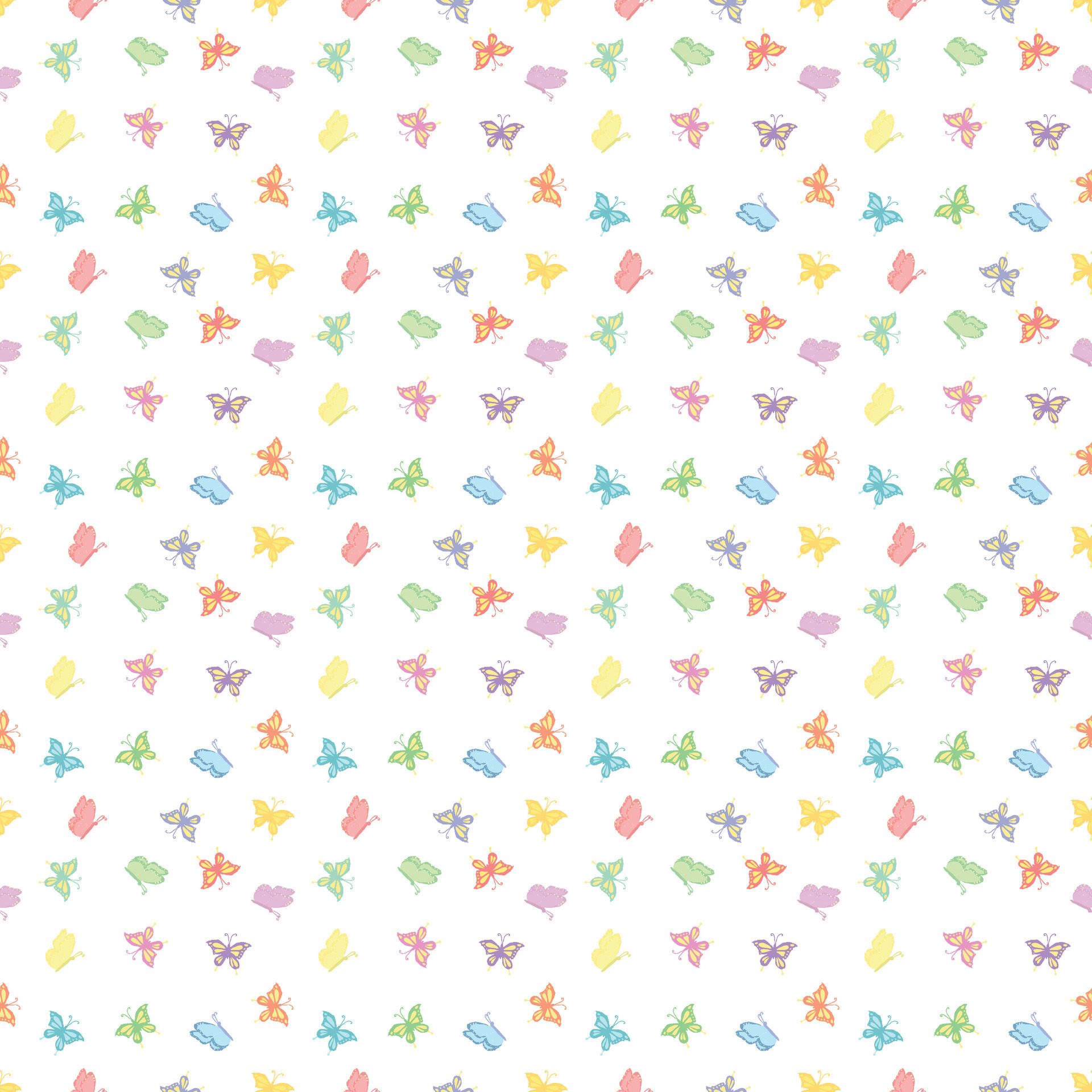 Seamless butterfly pattern. Drawn butterfly background 26783303 Vector ...