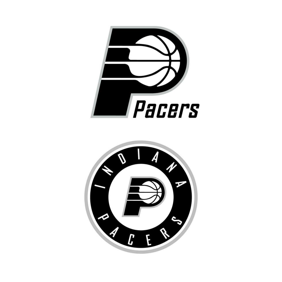 Indiana pacers black logo vector 26783375 Vector Art at Vecteezy