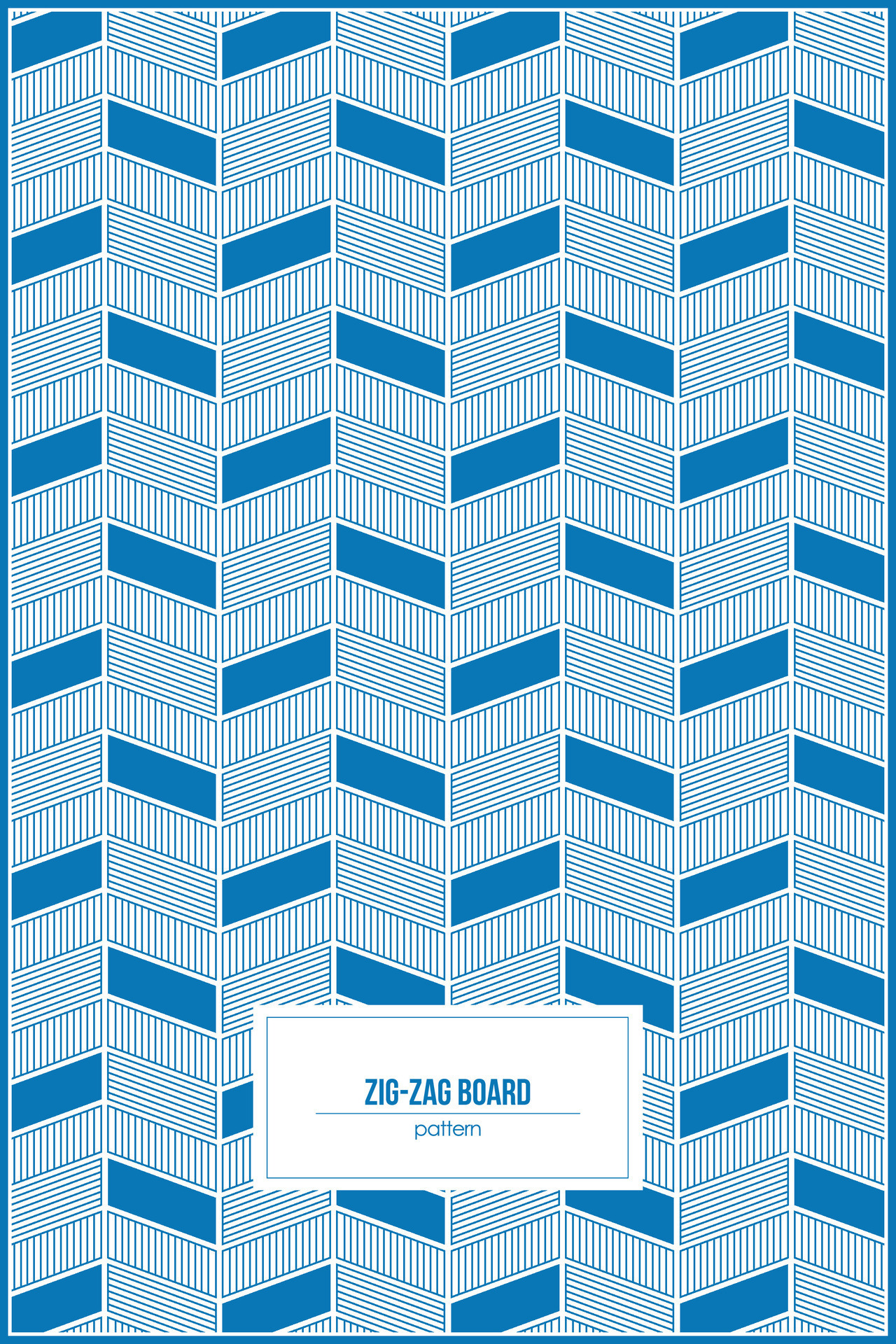  zigzag board pattern with creative dominant blue colors 26783430 Vector ...