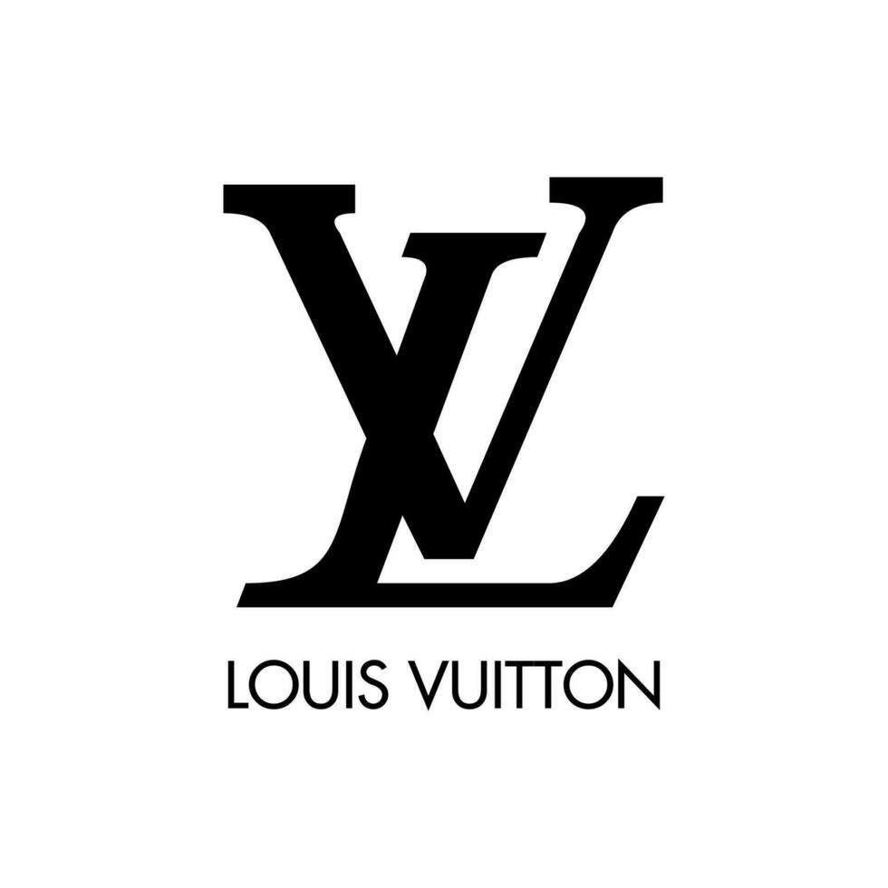 Louis vuitton black editorial logo 26783877 Vector Art at Vecteezy