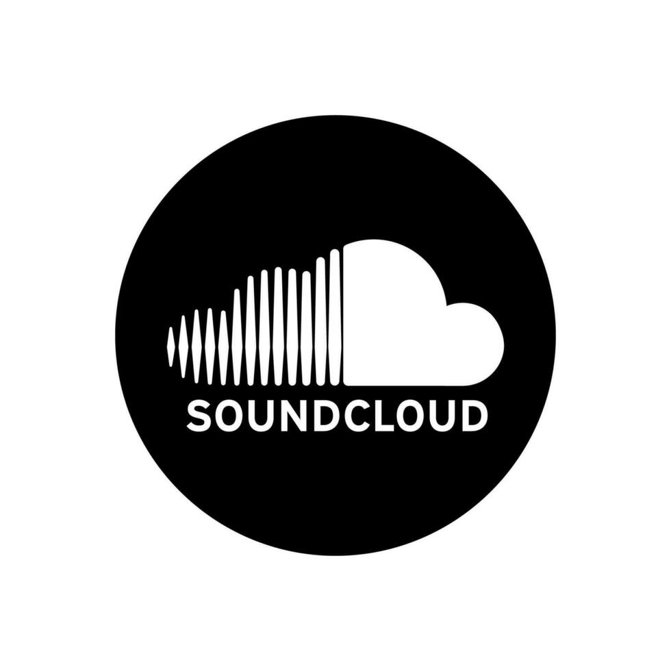 Soundcloud black logo vector 26783615 Vector Art at Vecteezy