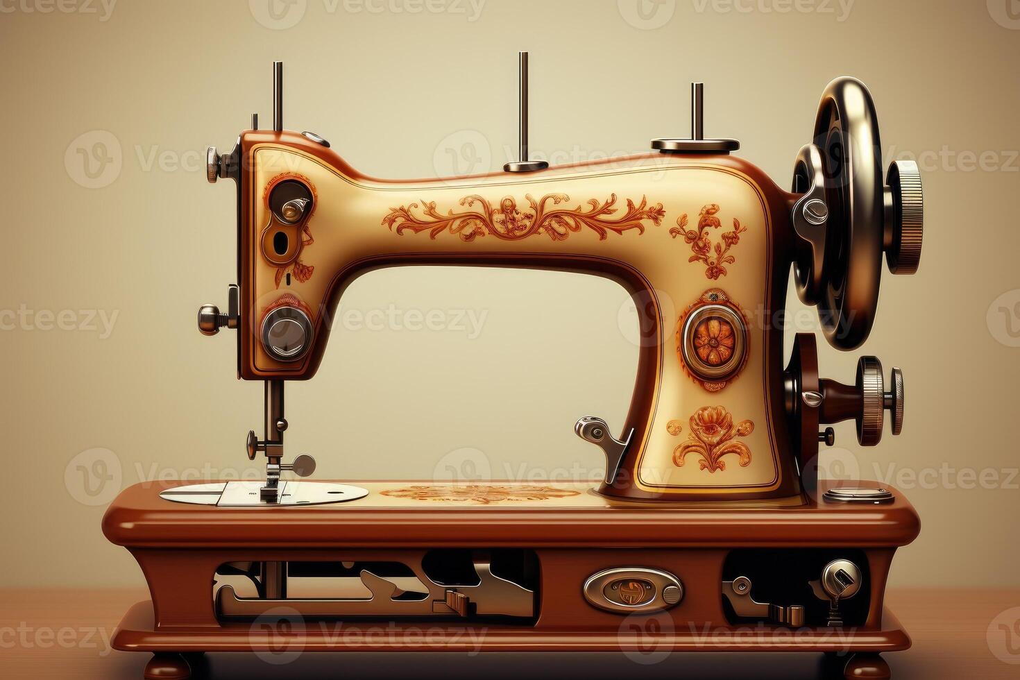 Vintage Sewing Machine. photo