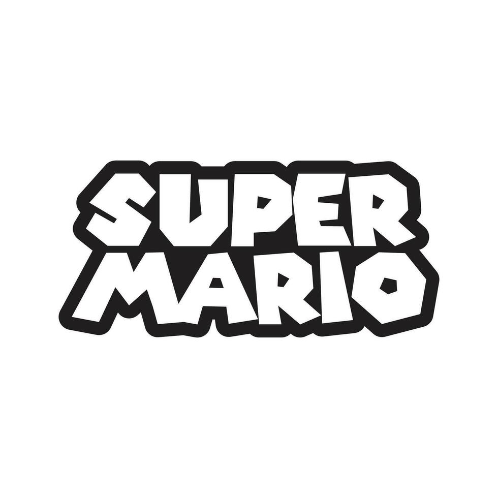 Super mario logo vector 26783863 Vector Art at Vecteezy