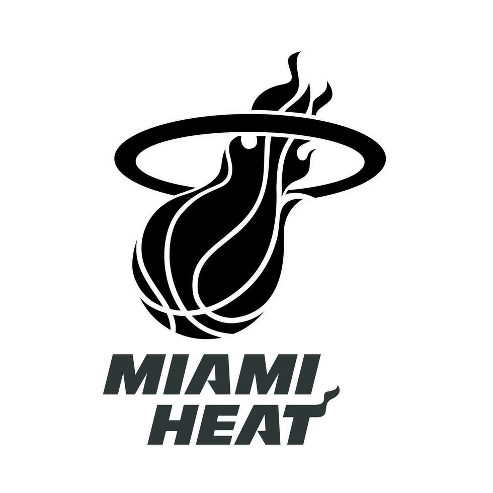 Miami heat logo vector 26784062 Vector Art at Vecteezy