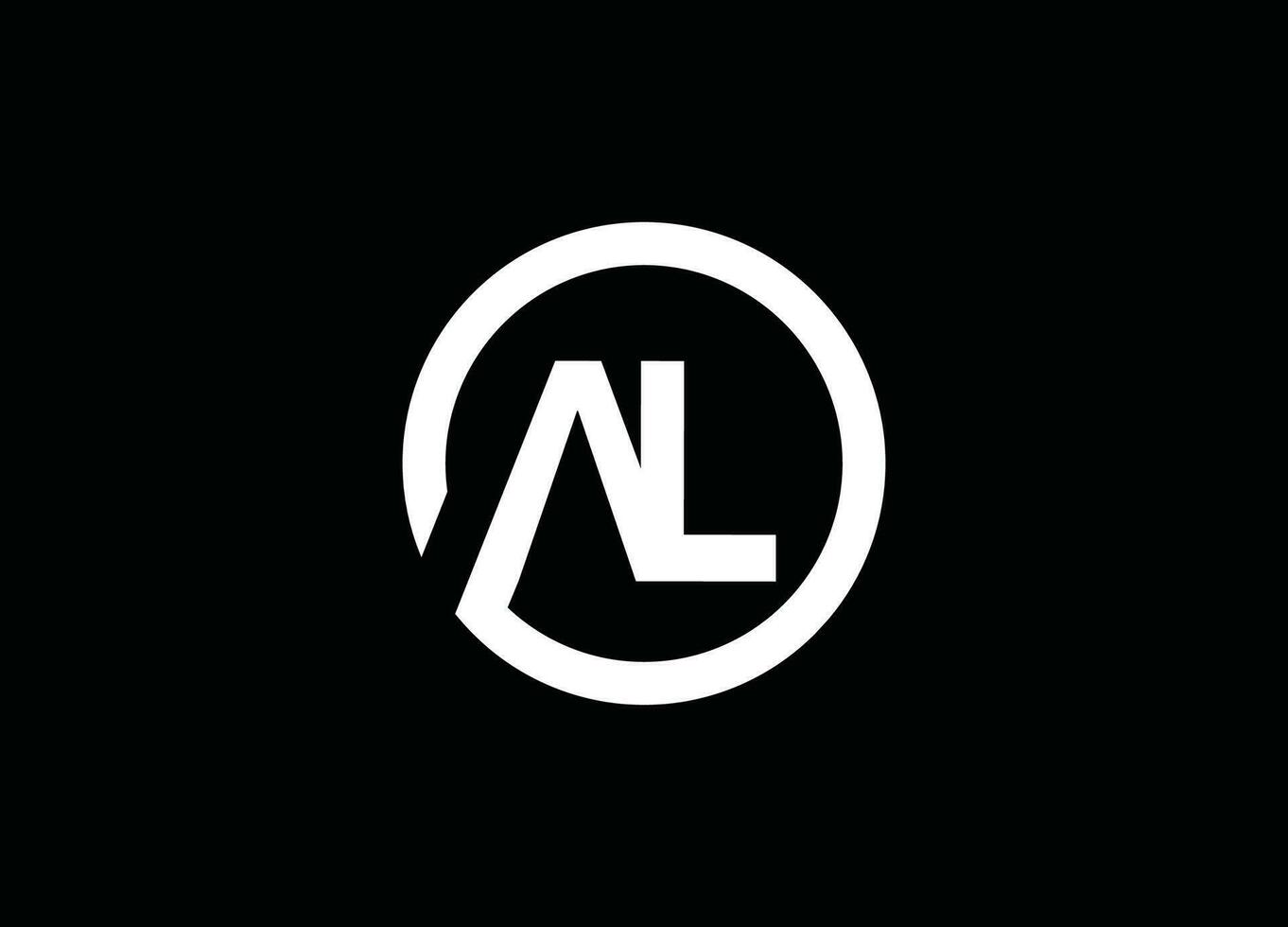AL letter logo, A AND L ,L A logo, AL initials logo, LA monogram logo,, LOGO design vector