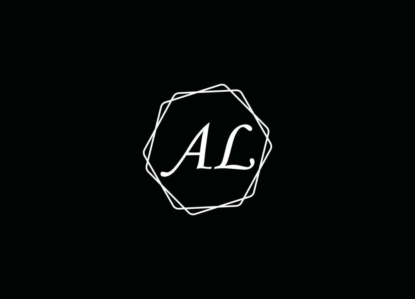 AL letter logo, A AND L ,L A logo, AL initials logo, LA monogram logo,, LOGO design vector