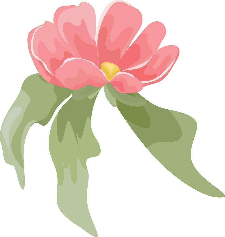 un ramo de flores de flores con un ramo de flores de hermosa flores vector