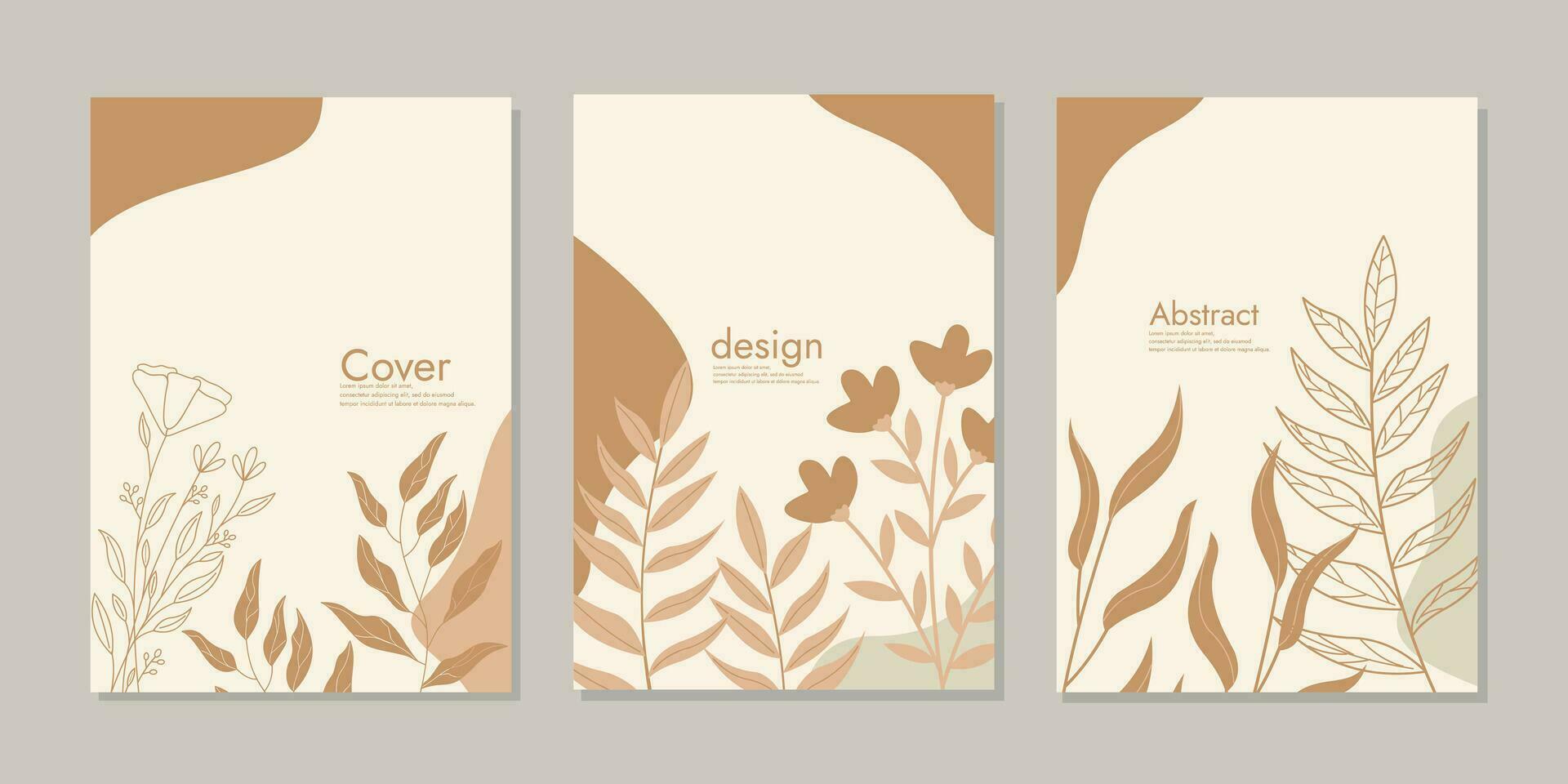 libro cubrir Bosquejo diseño diseño con mano dibujado botánico decoraciones resumen floral antecedentes. Talla a4 para cuadernos, colegio libros, planificadores, folleto, catálogos vector