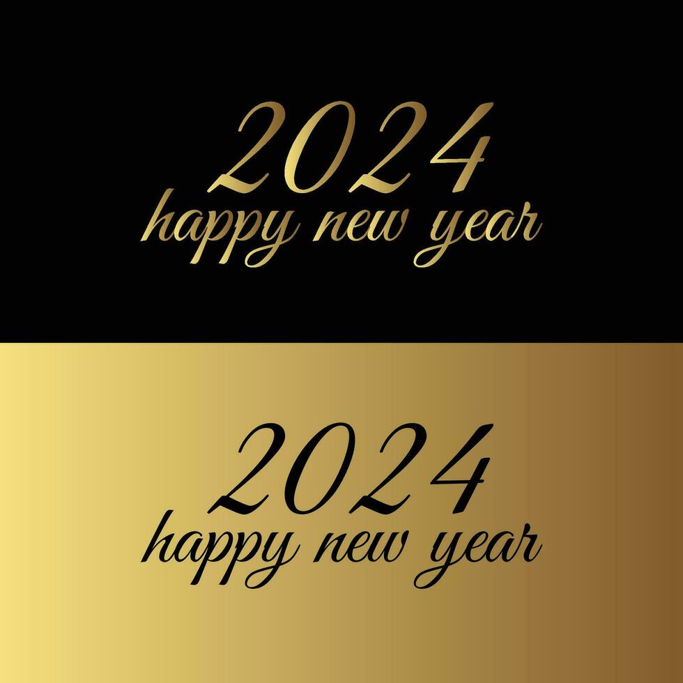 feliz año nuevo 2024 vector