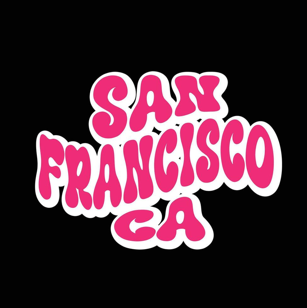 San Francisco CA vector
