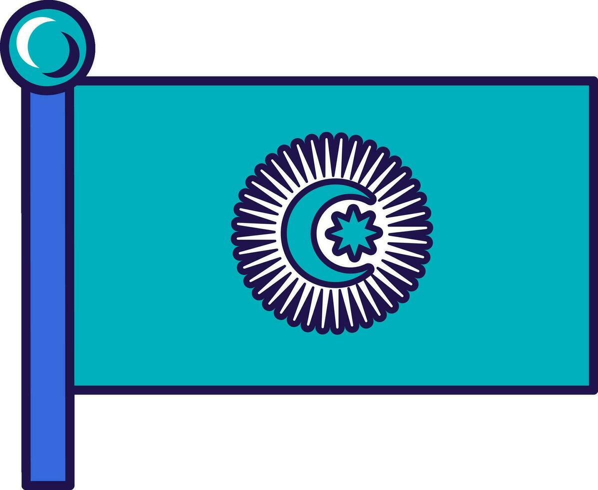 OTS Flagpole Flag Banner vector