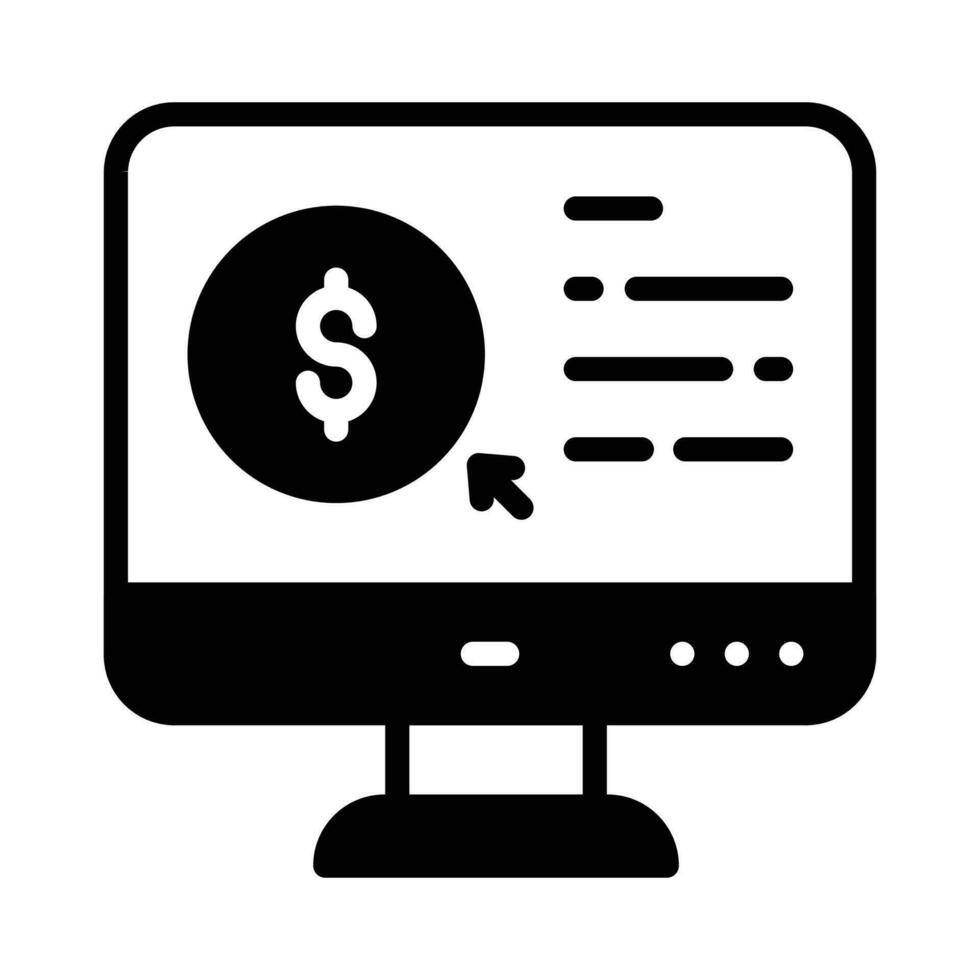 Grab this trendy accounting software icon design in editable style vector