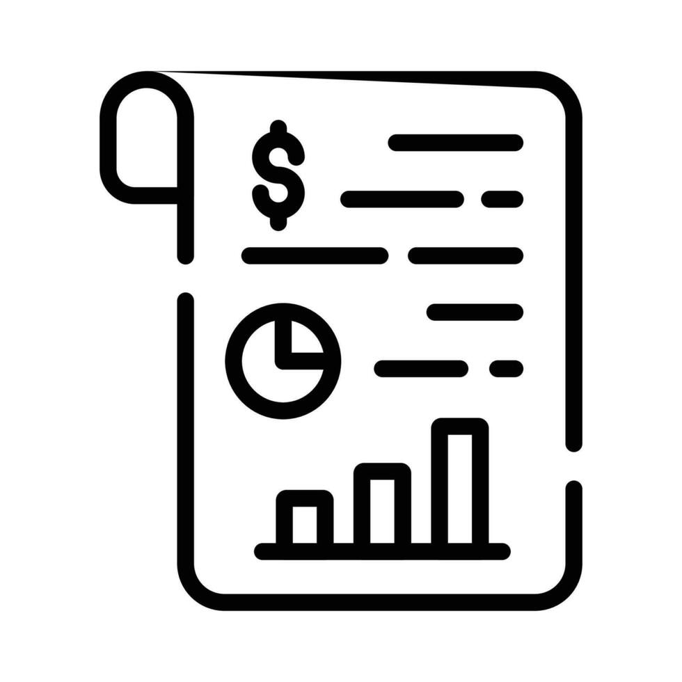 Check this beautifully designed icon of business report, statistics vector in flat style
