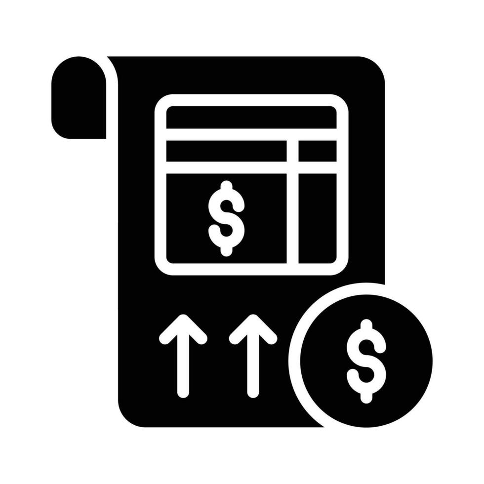 Grab this beautiful icon of balance sheet in modern style, premium vector