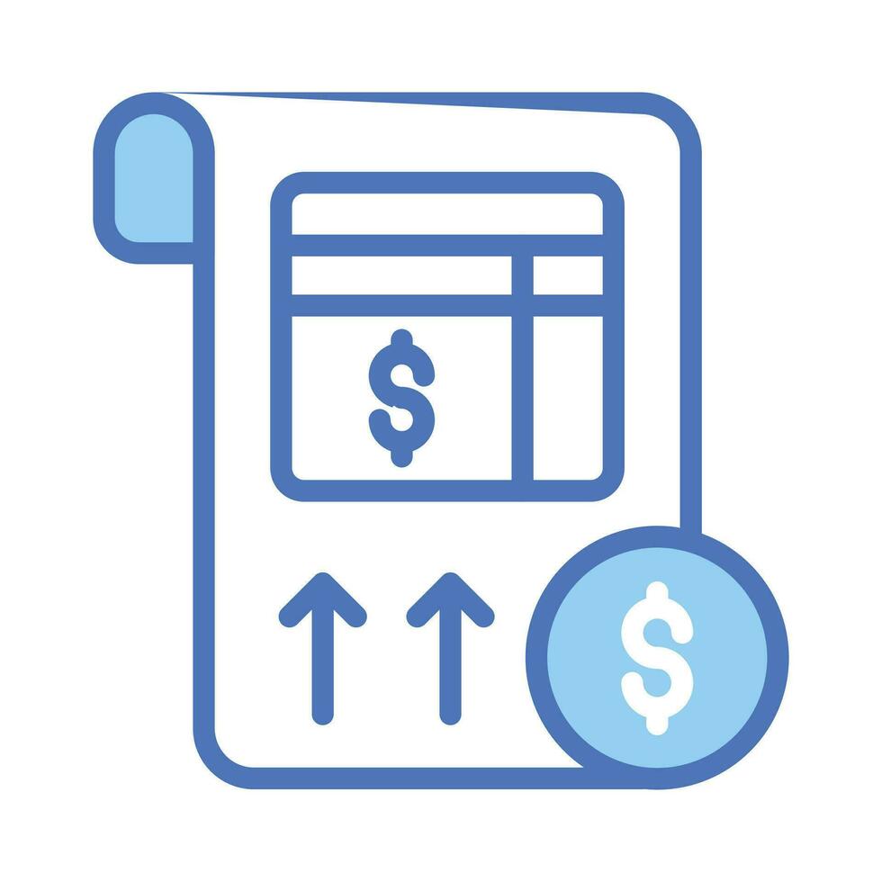Grab this beautiful icon of balance sheet in modern style, premium vector