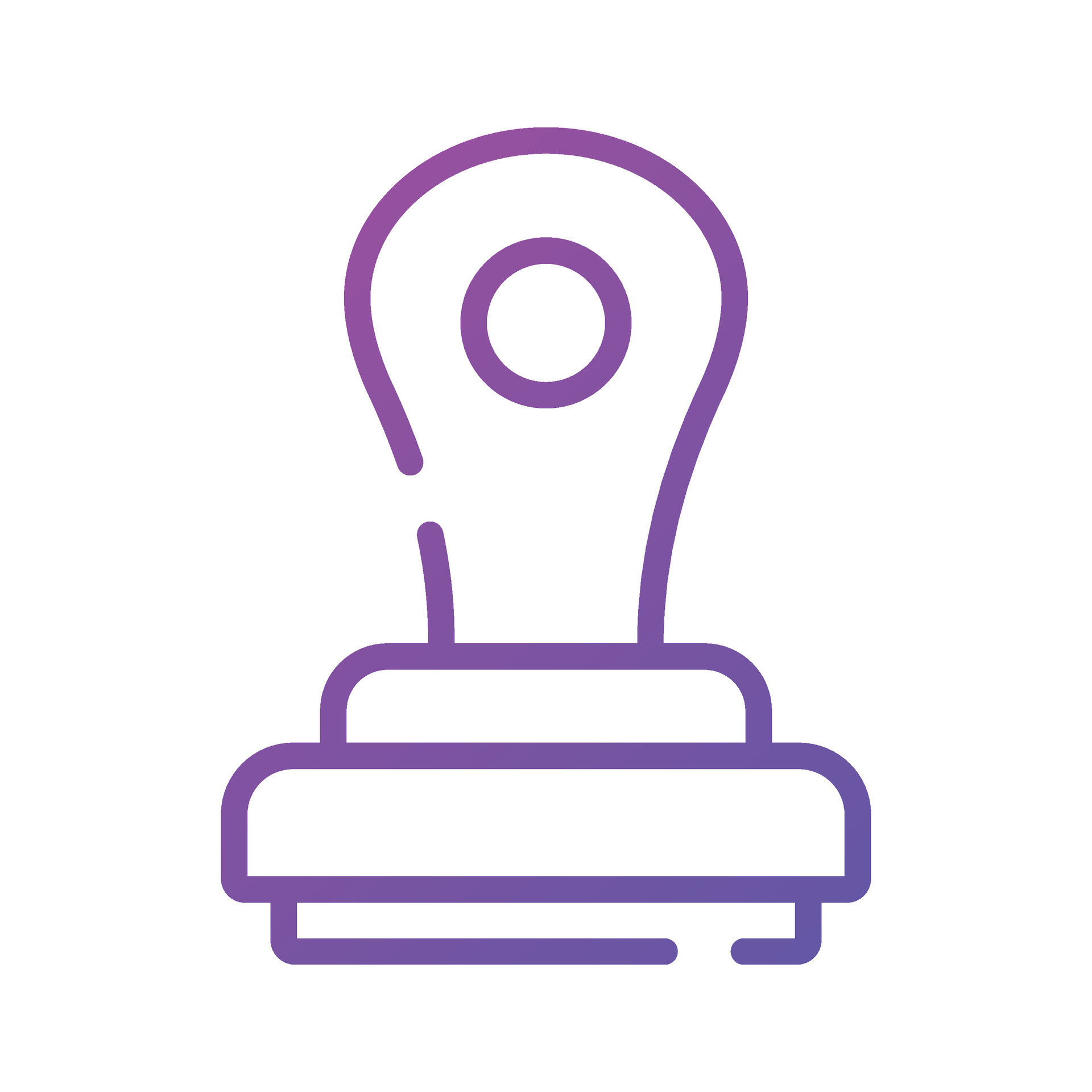 An icon of stamp in modern design style, ready to use vector 26785578