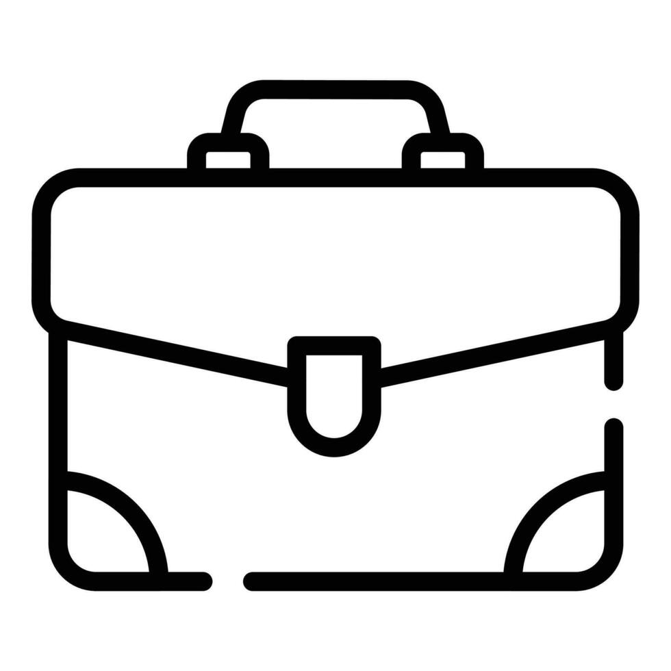 Business portfolio vector design, an amazing icon of business bag in editable style