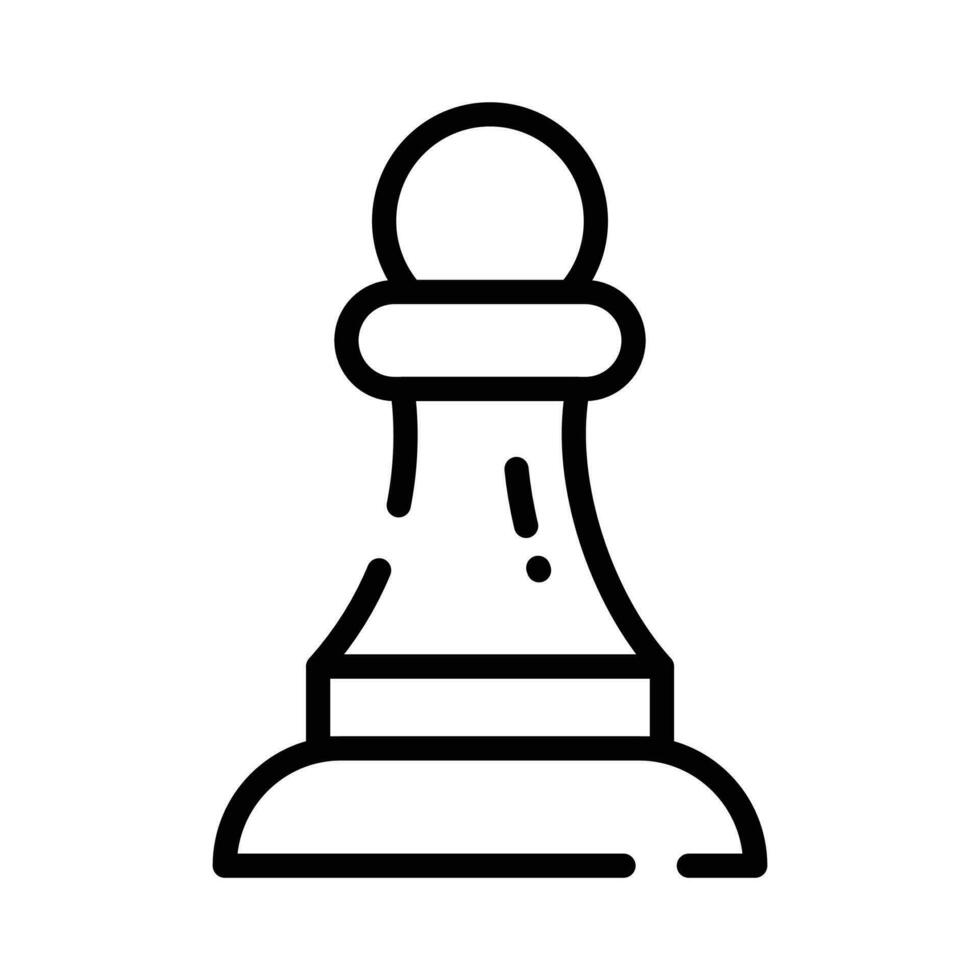 Trendy vector of chess pawn in editable style, strategy in modern design style