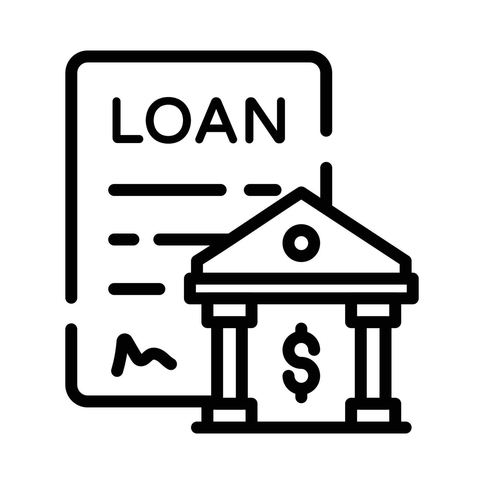 Grab this carefully crafted loan agreement vector design 26785598