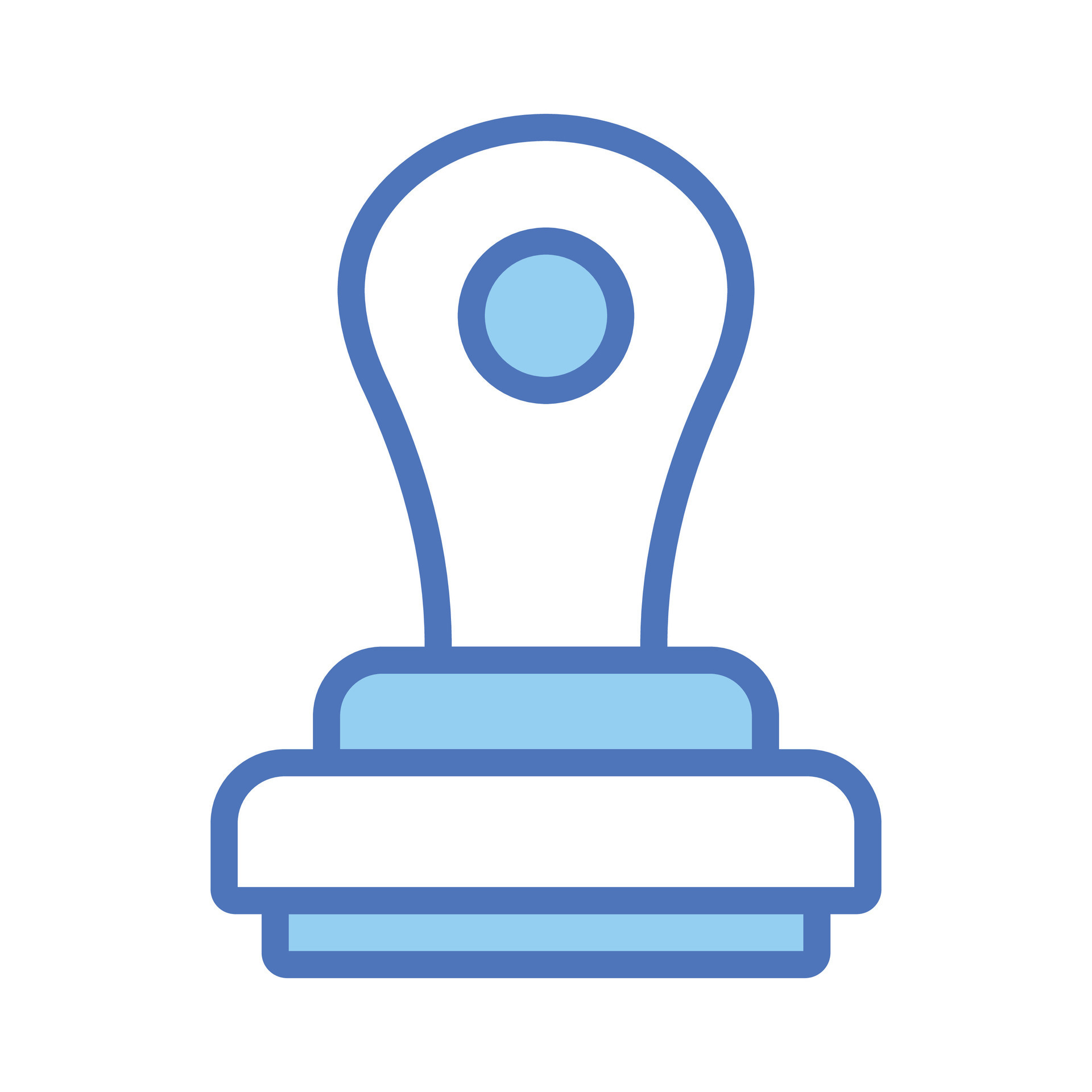 An icon of stamp in modern design style, ready to use vector 26785684