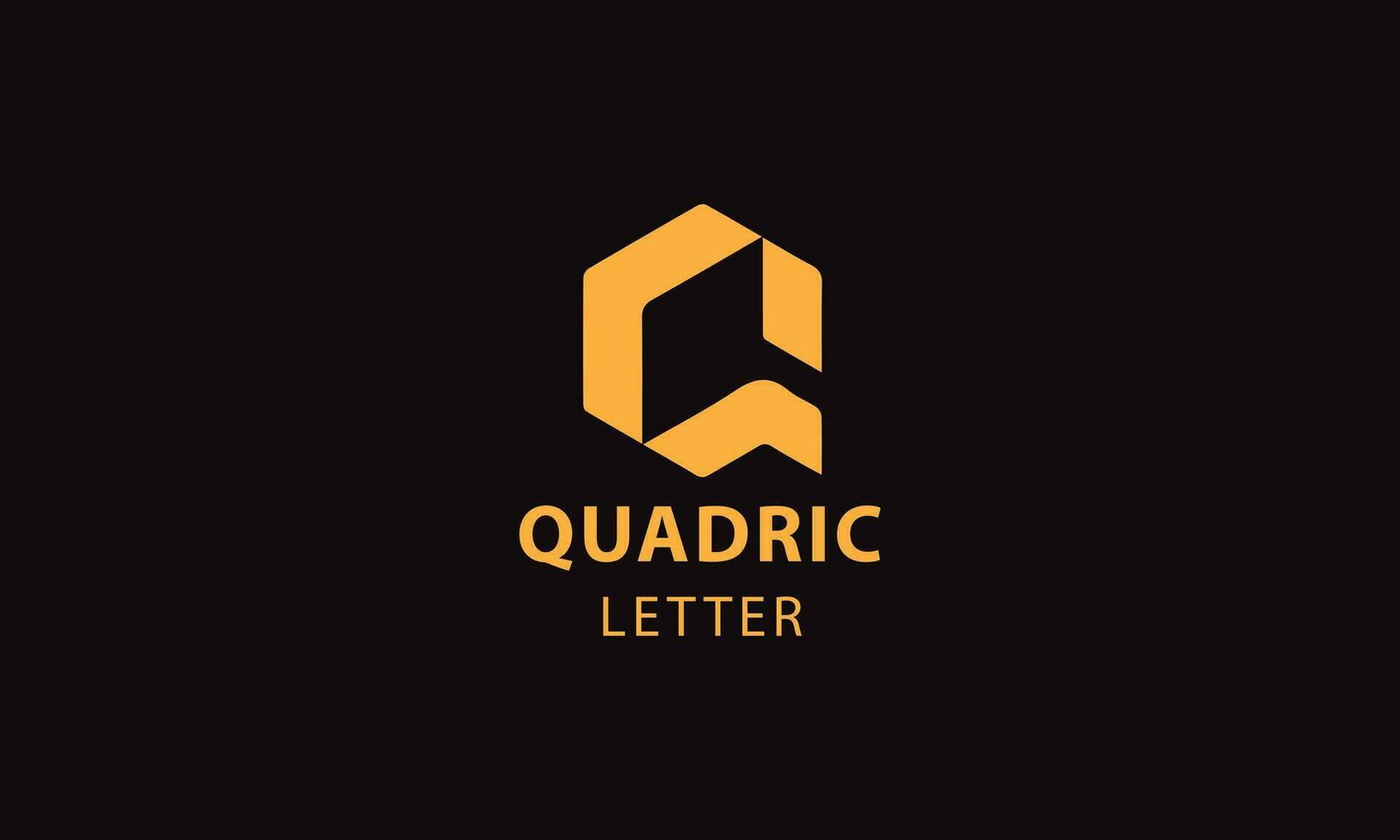 Letter q circle logo design vector template