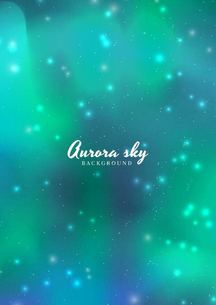 Starry galaxy background poster design vector