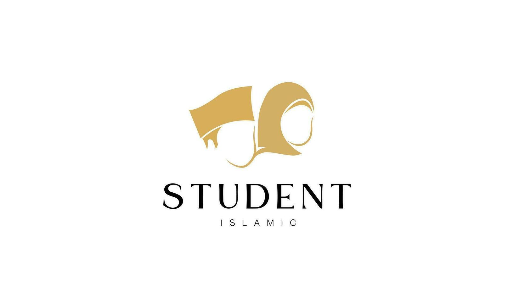 student logo design template vector