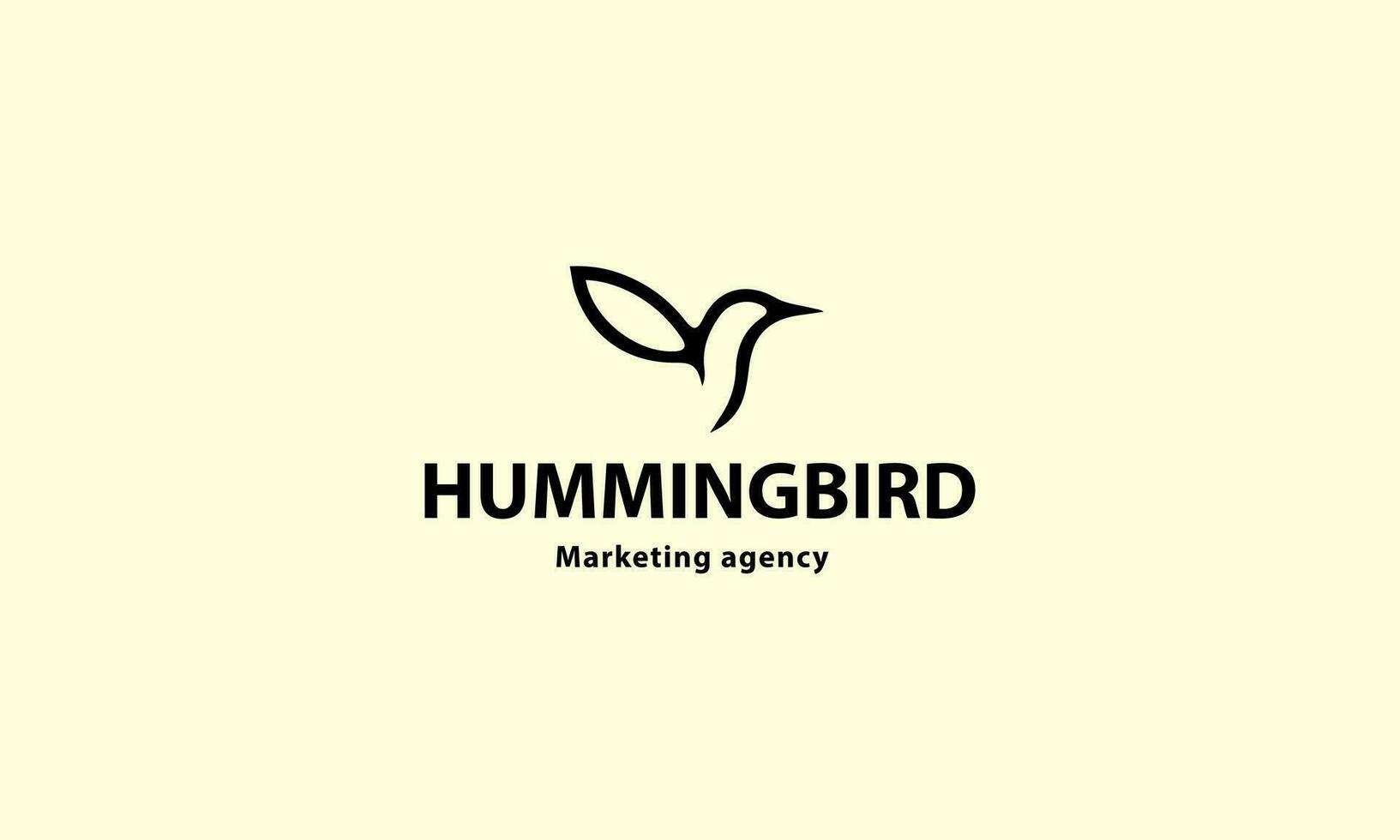 Bird canary modern minimalist simple colorful logo design vector