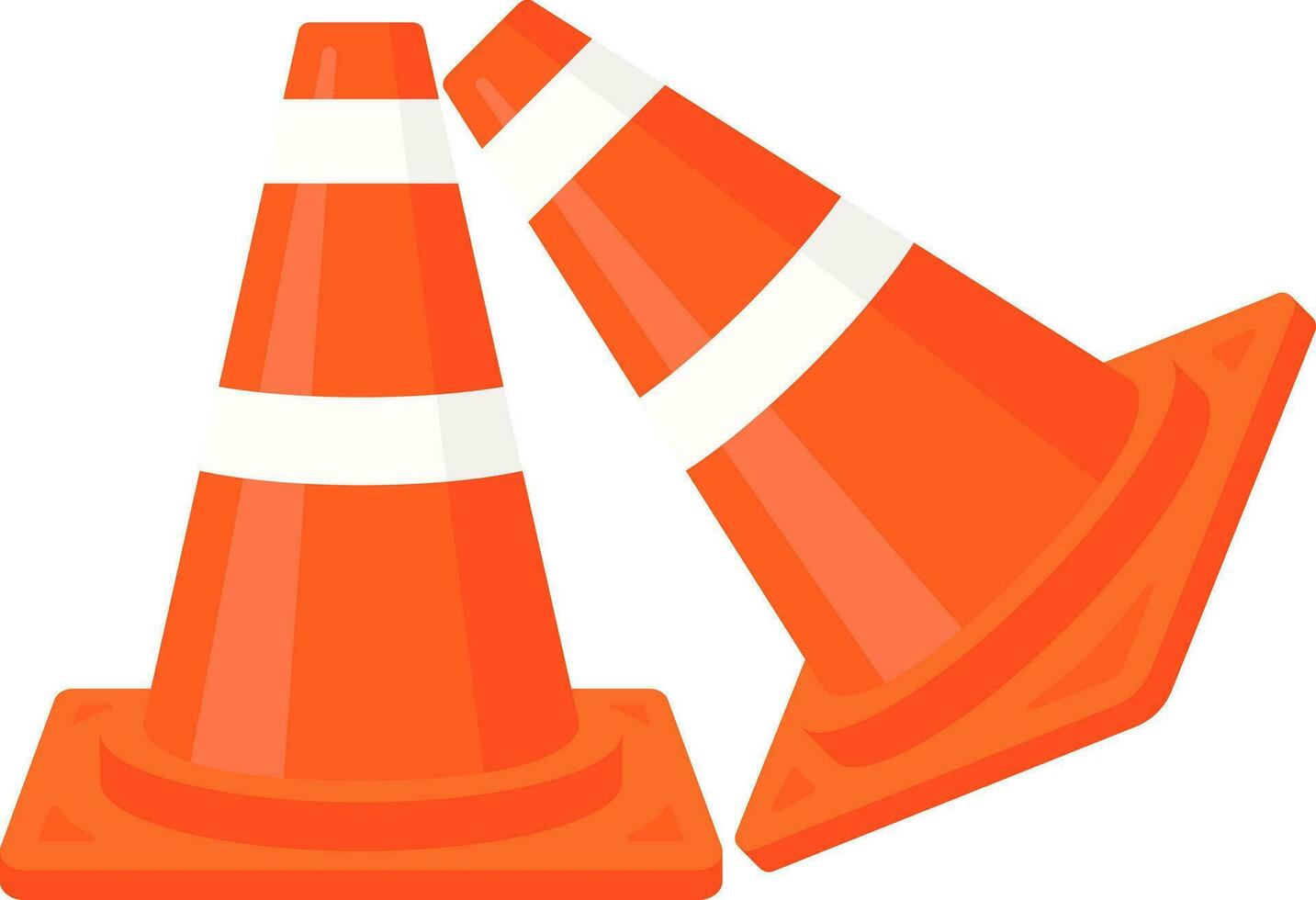 traffic cone under construction 26786340 Vector Art at Vecteezy