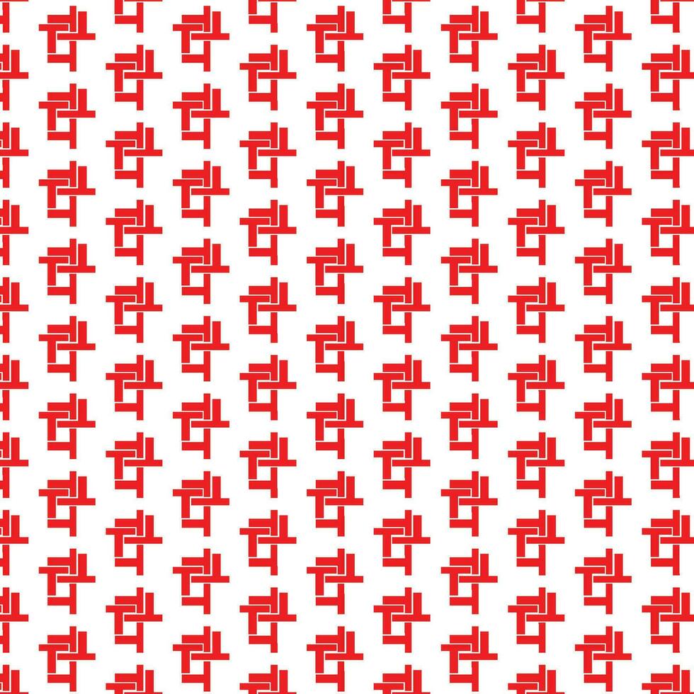 Indonesia Independence Day Pattern Seamless Background Red and White vector