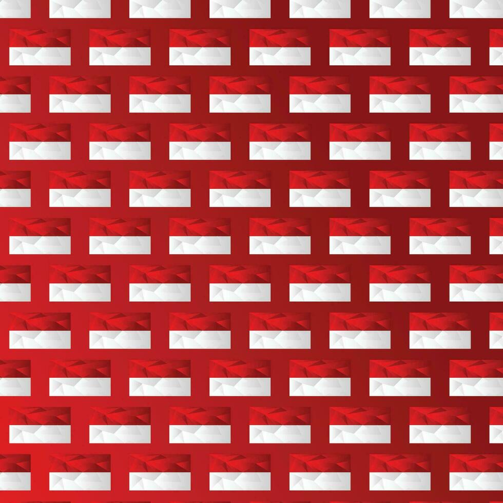 Indonesia Independence Day Pattern Seamless Background Design vector