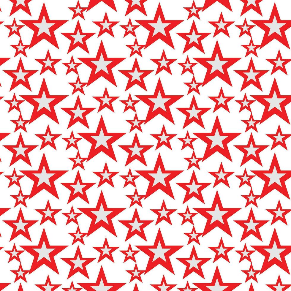 Indonesia Independence Day Background Pattern Seamless Red and White vector