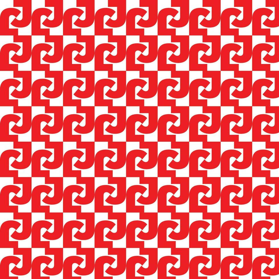 Indonesia Independence Day Background Pattern Seamless Red and White vector