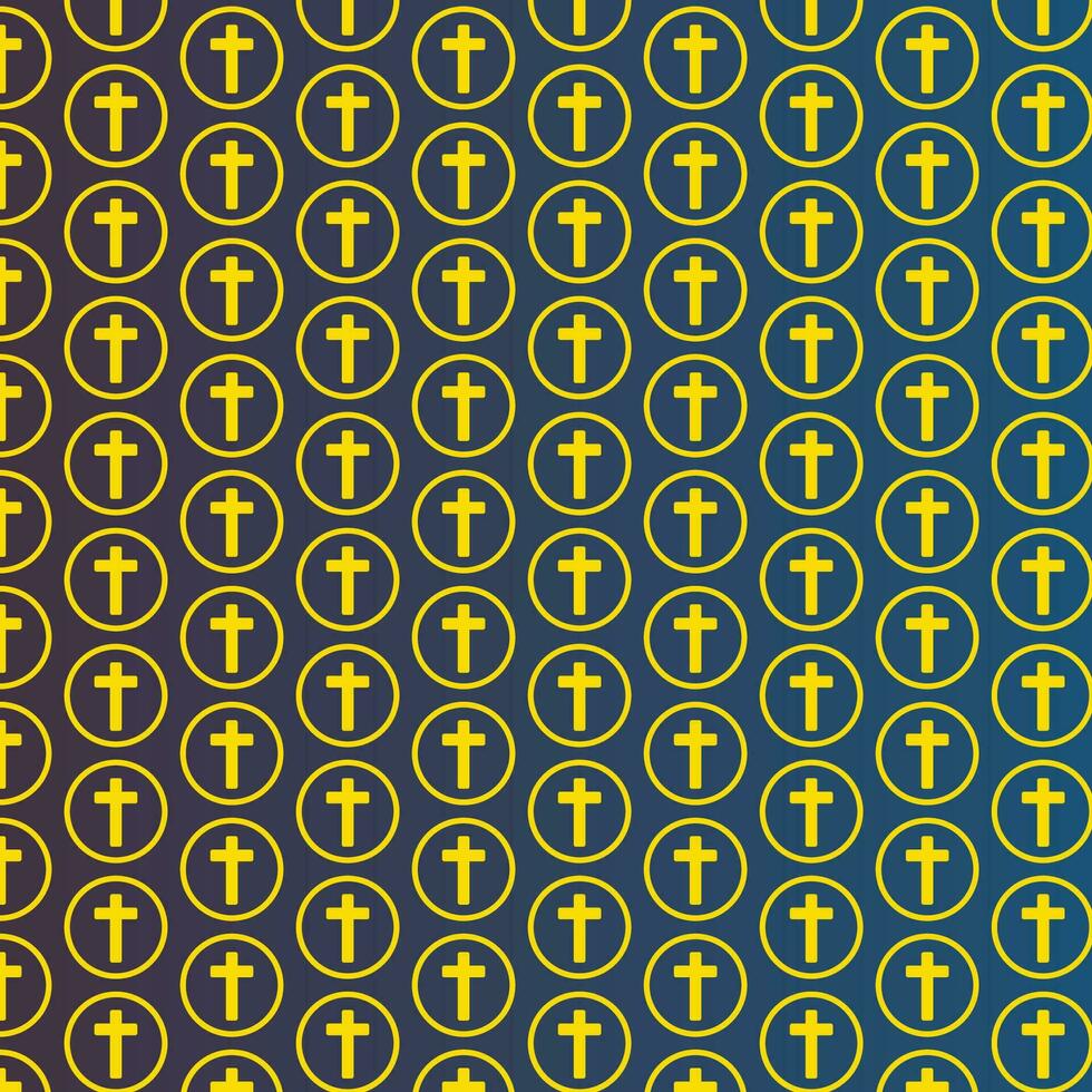 Pray and Worship Pattern Seamless Background vector