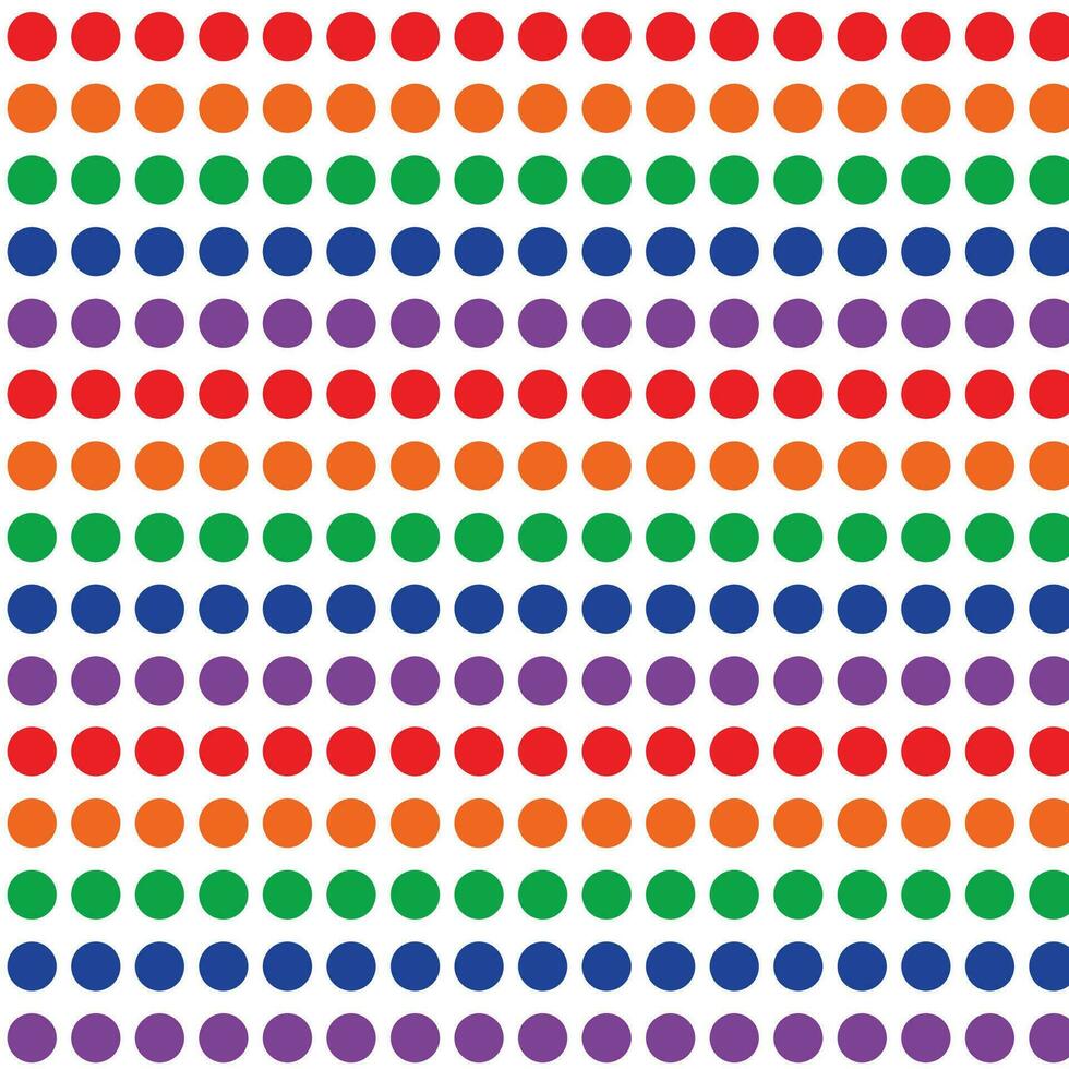 Polkadot Colorfull Pattern Seamless Background Design vector