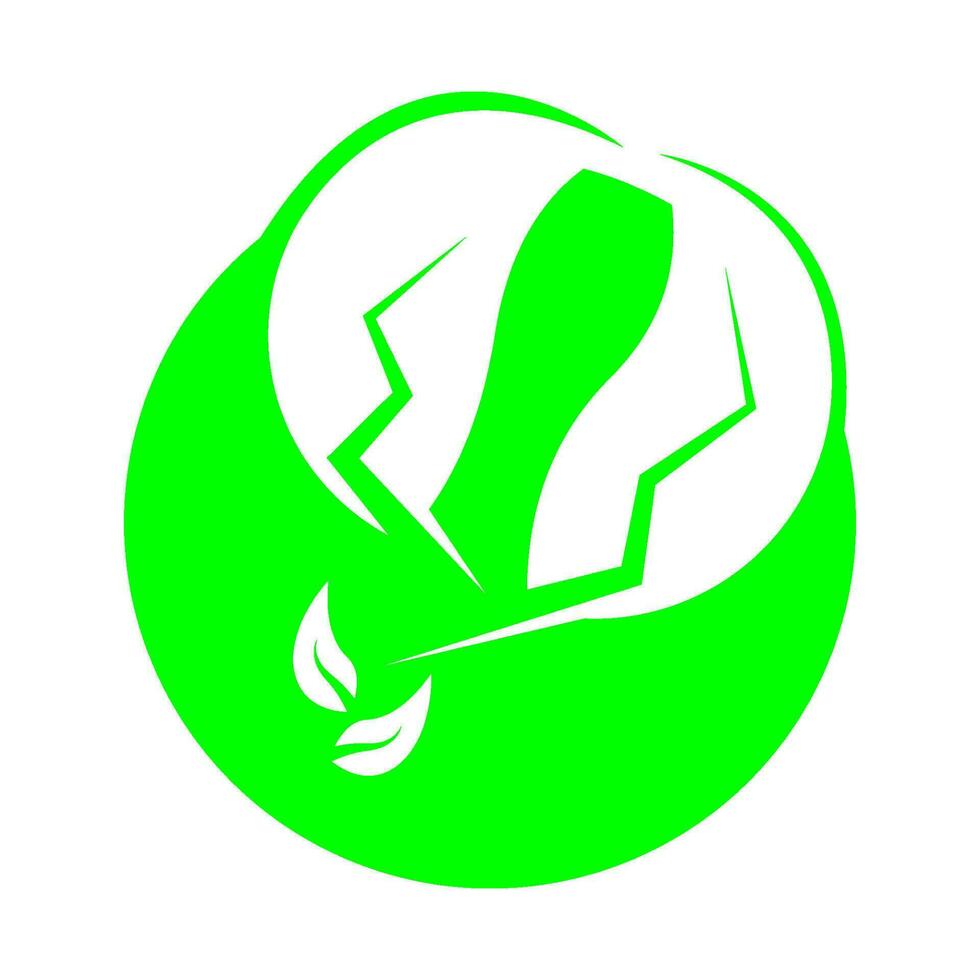 go green icon illustration vector