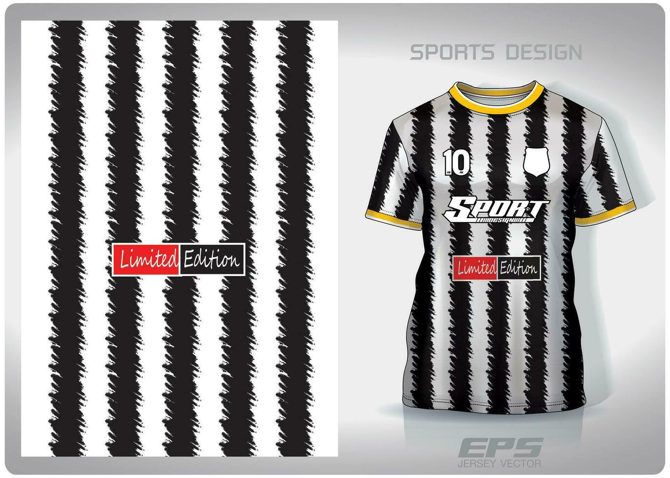 Vector sports shirt background image.yellow zebra stripes pattern