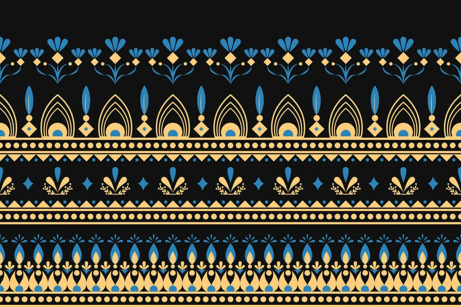 Beautiful geometric ethnic pattern Can be used in fabric design for background, wallpaper, carpet, textile, clothing, wrapping, decorative paper, embroidery illustration vector. vector