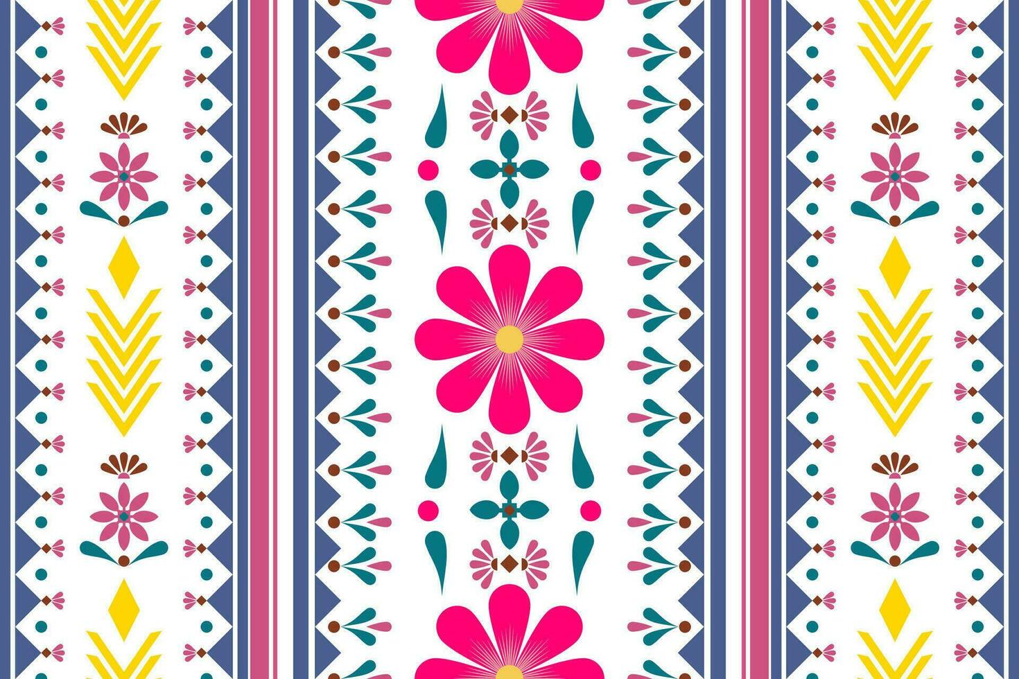 resumen vistoso floral sin costura vector fondo, diseño para ornamento para tela, fondo de pantalla, embalaje, impresión decoración, paño, envoltura, cubrir, textil