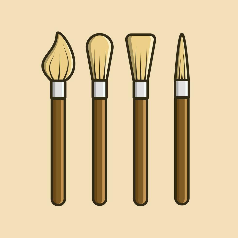 brush paint drawing vector