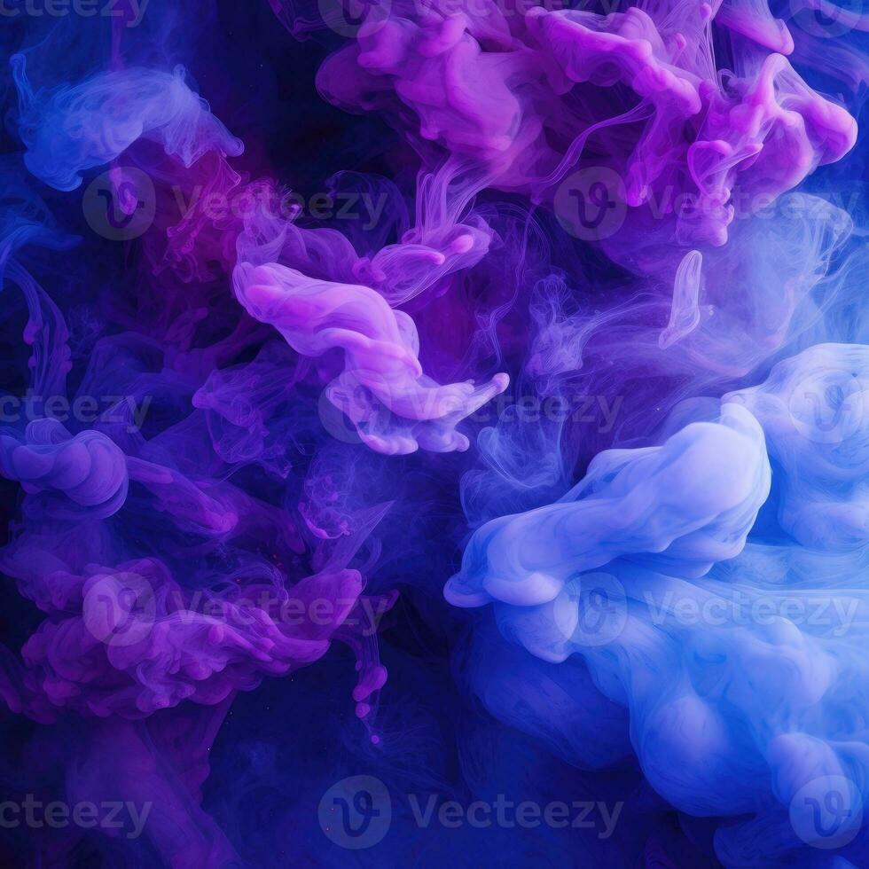 Purple Liquid smoke on backdrop. Generative AI photo