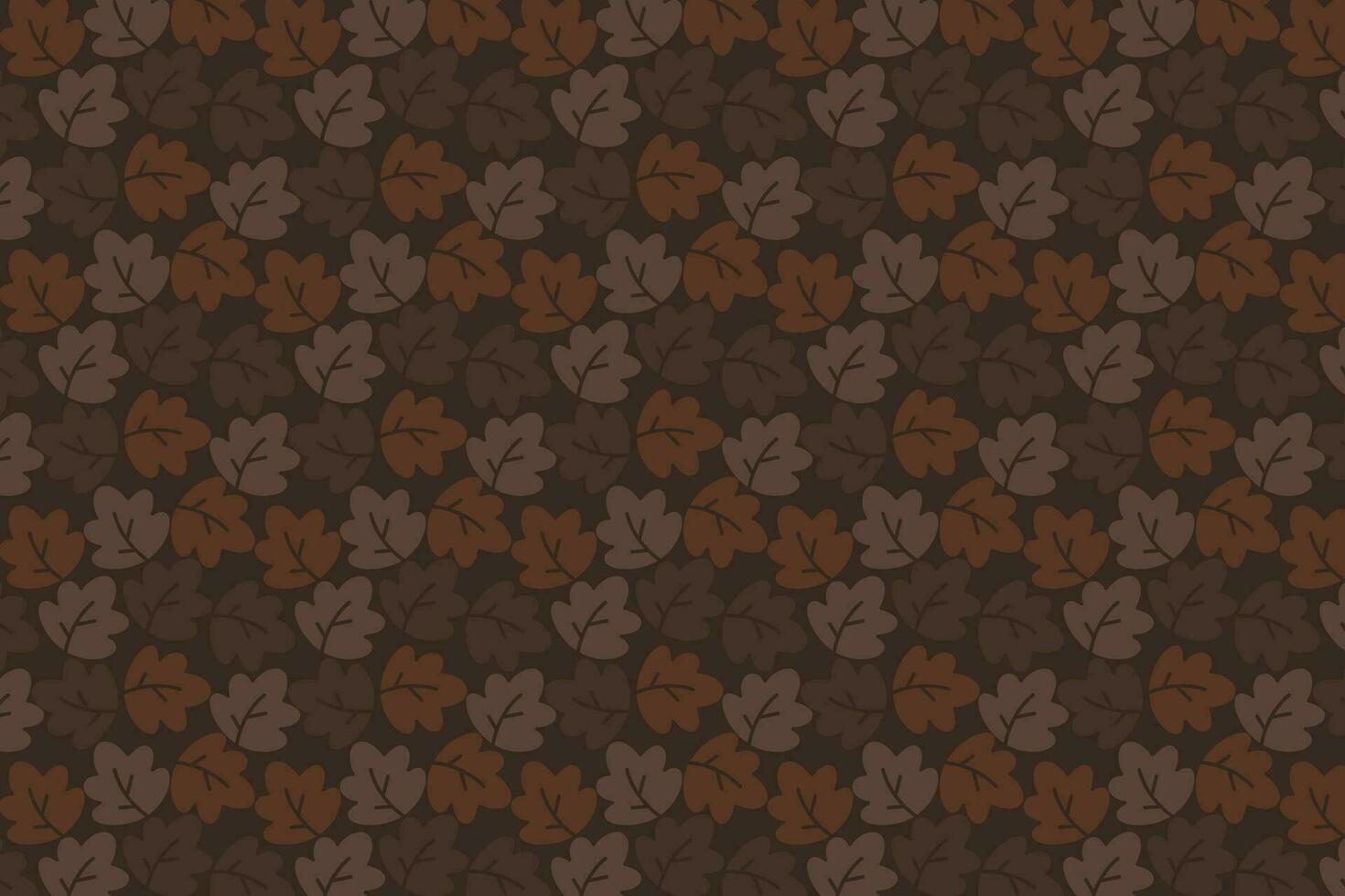 Captivating vector background with autumn leaves in rich and dark warm colors, capturing the essence of the fall season.